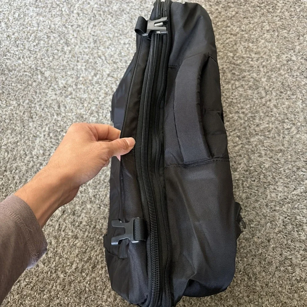Matein Carry-On Convertible Weekender Laptop Backpack Black Size X-Large 40L